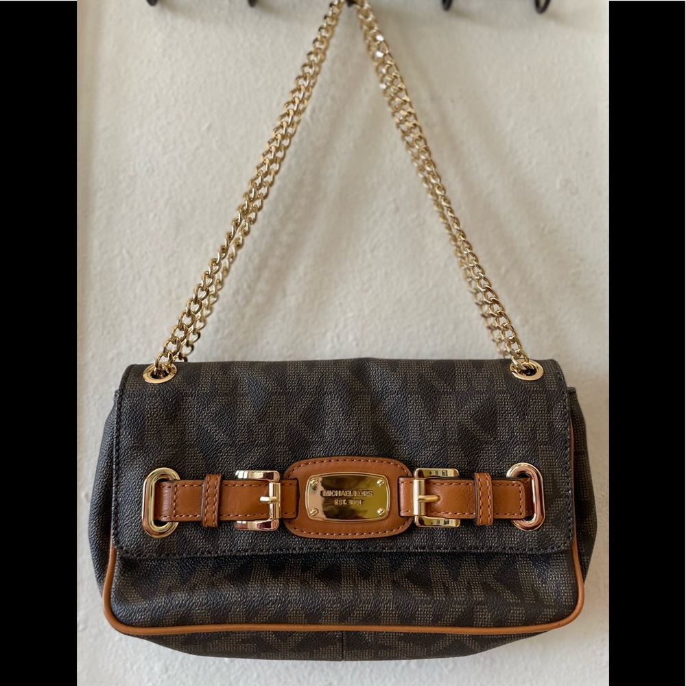 Michael Kors shoulder bag signature print canvas